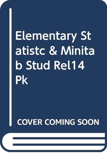 Stock image for Elementary Statistc & Minitab Stud Rel14 Pk for sale by Better World Books
