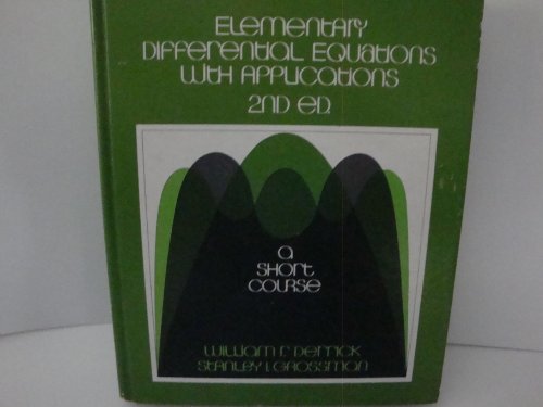 9780321290441: Elementary Differential Equations