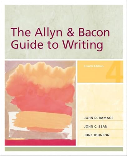 Beispielbild fr The Allyn and Bacon Guide to Writing zum Verkauf von Better World Books