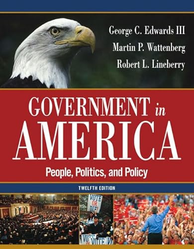 Beispielbild fr Government in America: People, Politics, and Policy zum Verkauf von ThriftBooks-Atlanta