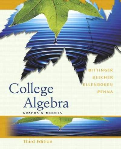 Stock image for College Algebra: Graphs and Models Graphing Calculator Manual Package for sale by ThriftBooks-Atlanta
