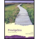 Supplement: Prealgebra - Prealgebra 3/E (9780321292759) by Margaret L. Lial; Diana L. Hestwood