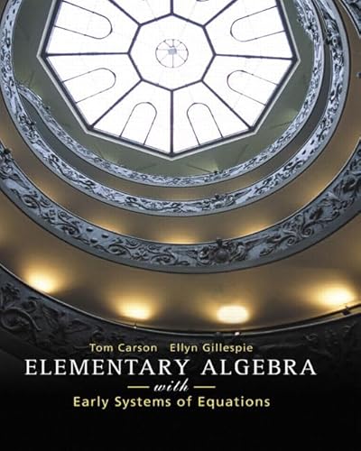 Stock image for Elementary Algebra, for sale by Virginia Martin, aka bookwitch