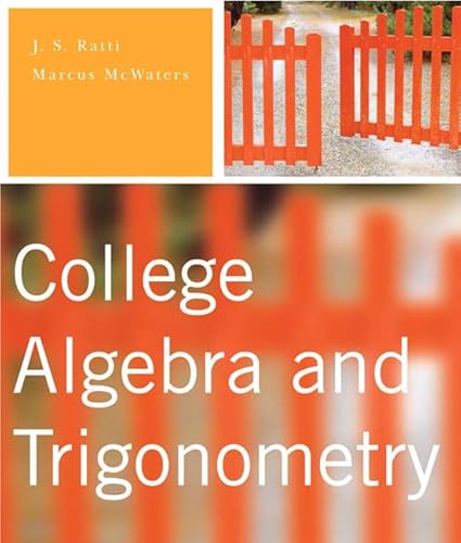 Imagen de archivo de College Algebra And Trigonometry ; 9780321296429 ; 0321296427 a la venta por APlus Textbooks