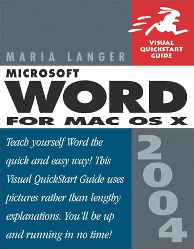 Imagen de archivo de Microsoft Word 2004 for Mac OS X a la venta por SecondSale