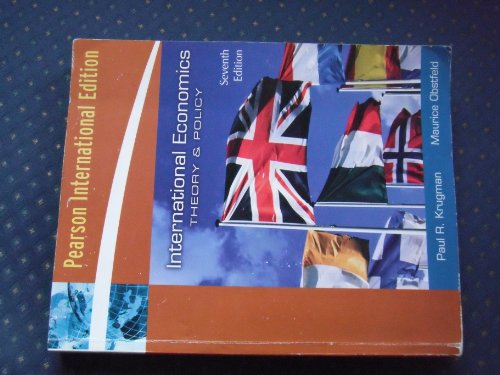 Stock image for International Economics Theory and Policy (International Edition) for sale by ThriftBooks-Dallas