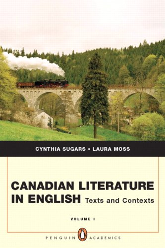 Stock image for Canadian Literature In English: Texts and Contexts, Vol. 1 for sale by Zoom Books Company