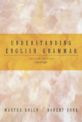 Beispielbild fr Understanding English Grammar zum Verkauf von Better World Books