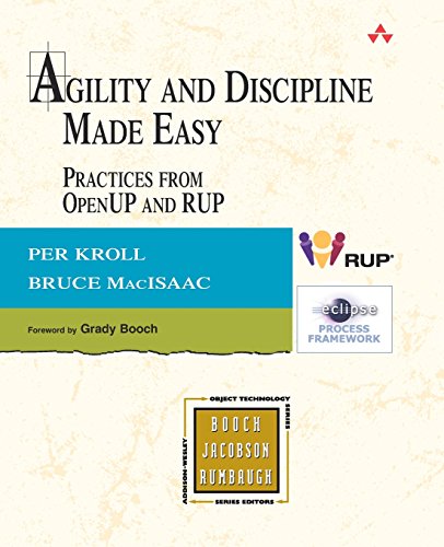 Stock image for Agility and Discipline Made Easy: Practices from OpenUP and RUP for sale by ThriftBooks-Atlanta