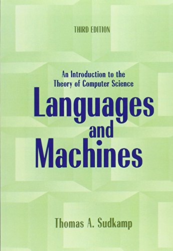 9780321322210: Languages and Machines: An Introduction to the Theory of Computer Science: United States Edition