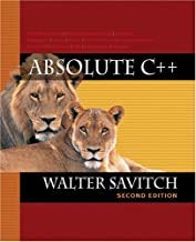 Absolute C++ (2nd Edition) (9780321330239) by Savitch, Walter