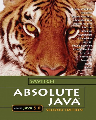 Beispielbild fr Absolute Java zum Verkauf von Better World Books Ltd