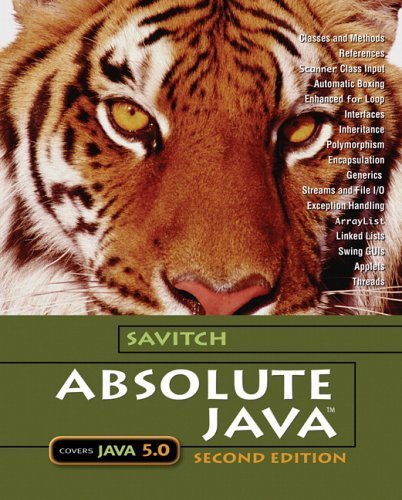 Imagen de archivo de Absolute Java a la venta por Better World Books