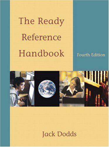 Beispielbild fr The Ready Reference Handbook zum Verkauf von BooksRun