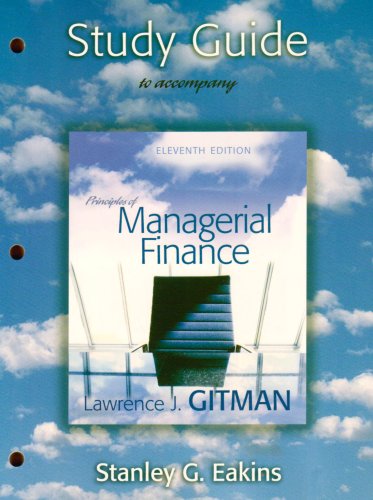Image d'archives pour Study Guide for Principles of Managerial Finance with Myfinancelab Student Access Kit mis en vente par ThriftBooks-Dallas
