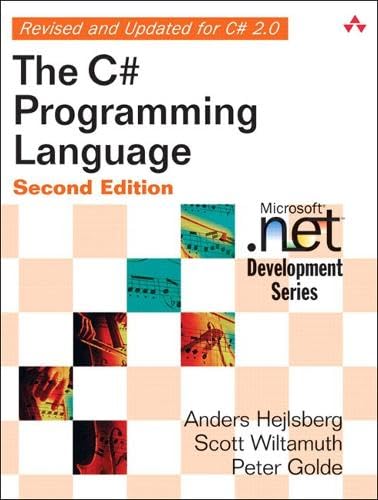 9780321334435: The C# Programming Language.: Second Edition (Microsoft .NET Development Series)