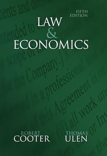 9780321336347: Law & Economics: United States Edition