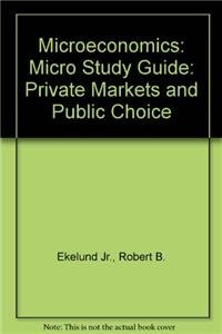 Stock image for Microeconomics Study Guide Ekelund, Robert B.; Ressler, Ran for sale by Iridium_Books