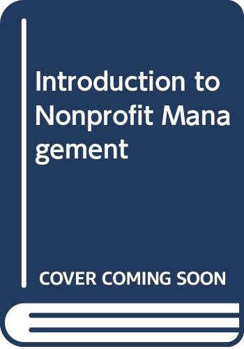 Introduction to Nonprofit Management (9780321354839) by Ott, Steve; Cole, Michele T.; Shafritz, Jay M.