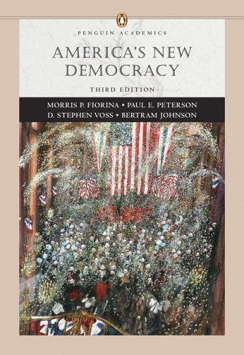 Stock image for America's New Democracy (Penguin Academic Series) (3rd Edition) for sale by SecondSale