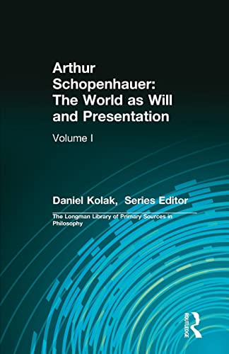 Beispielbild fr Arthur Schopenhauer: The World as Will and Presentation: Volume I zum Verkauf von BooksRun