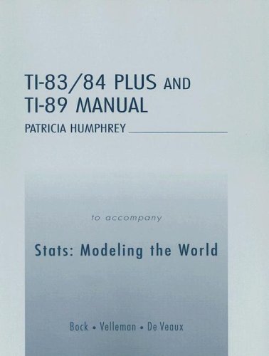 9780321357380: Stats: Modeling the World: TI-83/84 Plus and TI-89 Manual