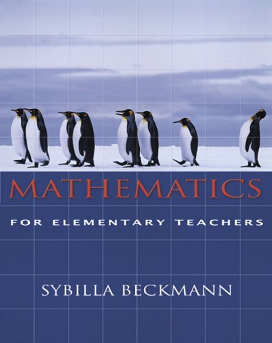 9780321357731: Mathematics for Elementary Teachers with Activities