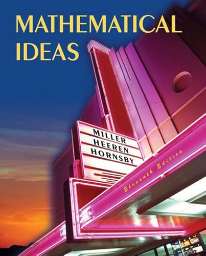 Imagen de archivo de Mathematical Ideas a la venta por ThriftBooks-Dallas