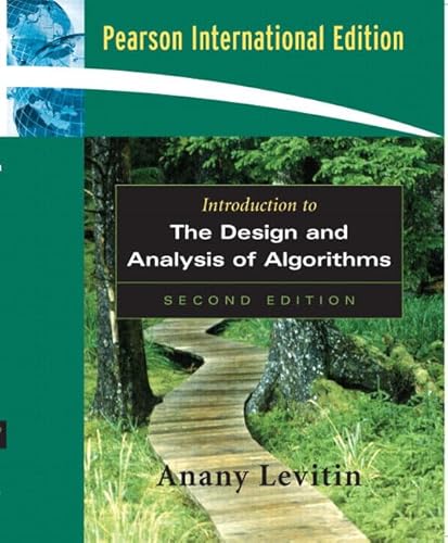 Beispielbild fr Introduction to the Design and Analysis of Algorithms: International Edition zum Verkauf von Buchpark