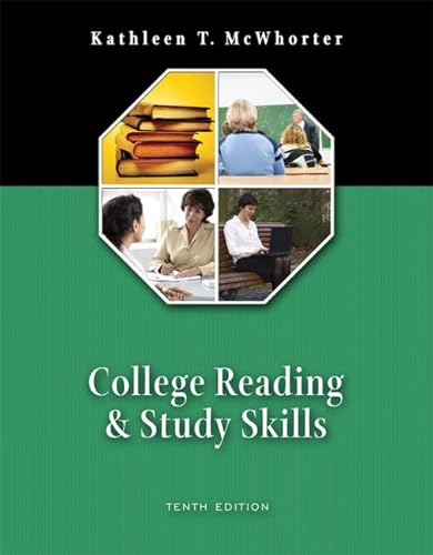 Beispielbild fr College Reading and Study Skills (book alone) (10th Edition) zum Verkauf von SecondSale