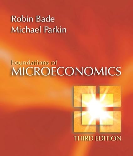 Stock image for Foundations of Microeconomics (3rd Edition) for sale by HPB-Red