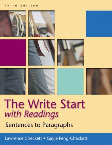 Beispielbild fr The Write Start: Sentences to Paragraphs, with Readings (3rd Edition) zum Verkauf von HPB-Red