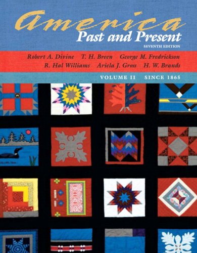 9780321365682: America Past And Present, Since 1865: Primary Source Edition: 2