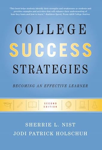 Imagen de archivo de College Success Strategies (Penguin Academics) a la venta por Wonder Book