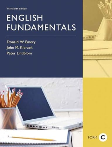 9780321365934: English Fundamentals, Form C (book alone)