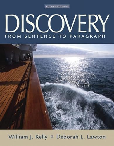 Beispielbild fr Discovery: From Sentence to Paragraph (book alone) (4th Edition) zum Verkauf von HPB-Red