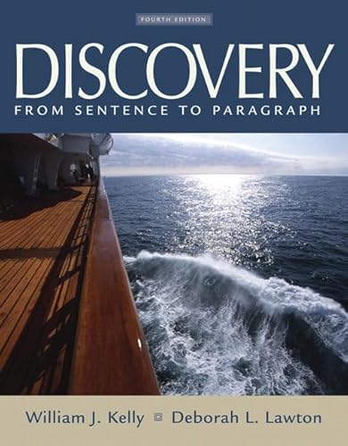 9780321366221: Discovery: From Sentence to Paragraph (book alone)