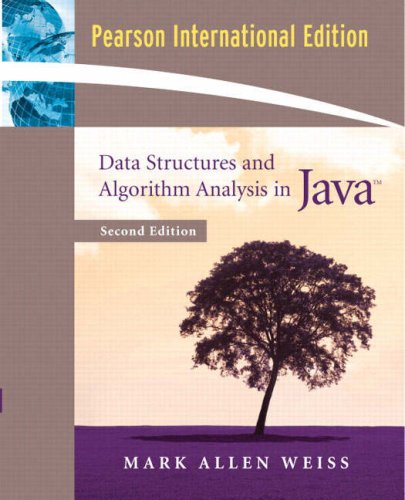 9780321373199: Data and Structures and Algorithm Analysis in Java.: 2th Edition