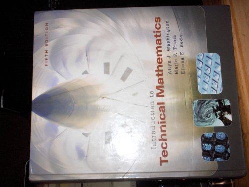 Beispielbild fr Introduction to Technical Mathematics zum Verkauf von Better World Books