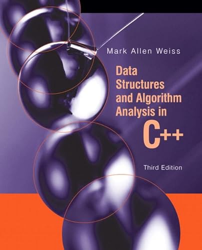 Beispielbild fr Data Structures and Algorithm Analysis in C++ (3rd Edition) zum Verkauf von HPB-Red