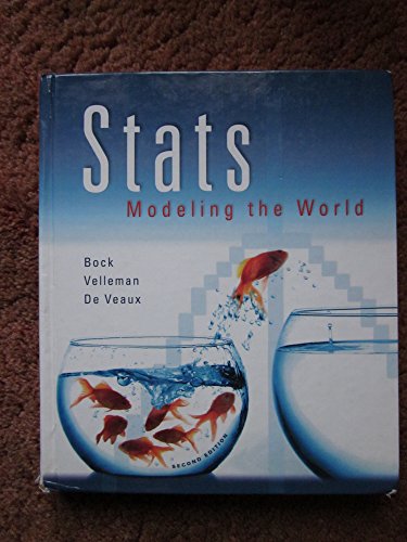 Beispielbild fr Stats: Modeling the World (2nd Edition) zum Verkauf von SecondSale