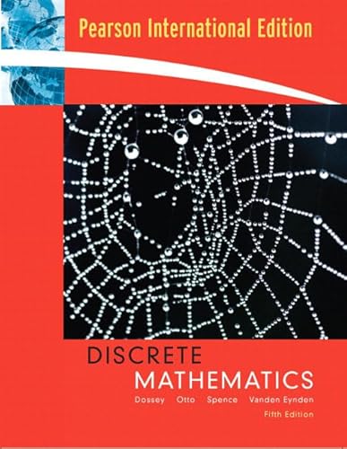 Beispielbild fr Discrete Mathematics: International Edition zum Verkauf von Phatpocket Limited