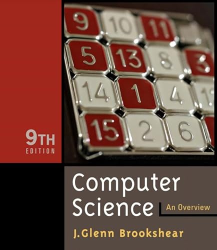 Beispielbild fr Computer Science : An Overview zum Verkauf von Better World Books