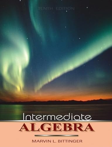 Stock image for Intermediate Algebra (10th Edition) for sale by SecondSale