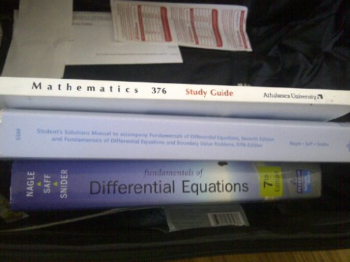 Beispielbild fr Fundamentals of Differential Equations (7th Edition) zum Verkauf von HPB-Red