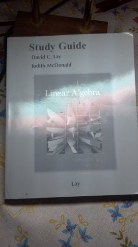 Stock image for Student Study Guide for Linear Algebra and Its Applications for sale by PAPER CAVALIER US