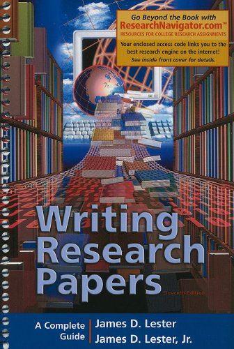 9780321392268: Writing Research Papers, Research Navigator Edition (spiral bound)