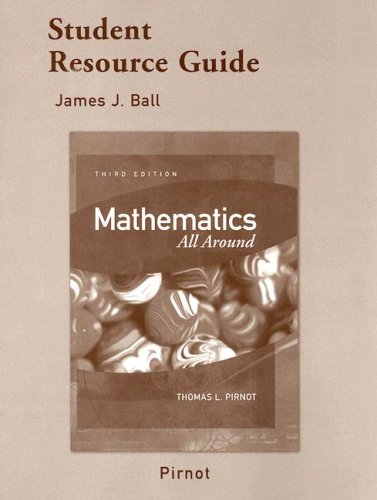 Stock image for Student Resource Guide for Mathematics All Around for sale by Allied Book Company Inc.