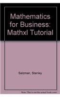 Mathematics for Business (9780321395245) by Salzman, Stanley A.