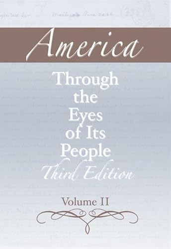 Imagen de archivo de America Through the Eyes of Its People a la venta por Better World Books